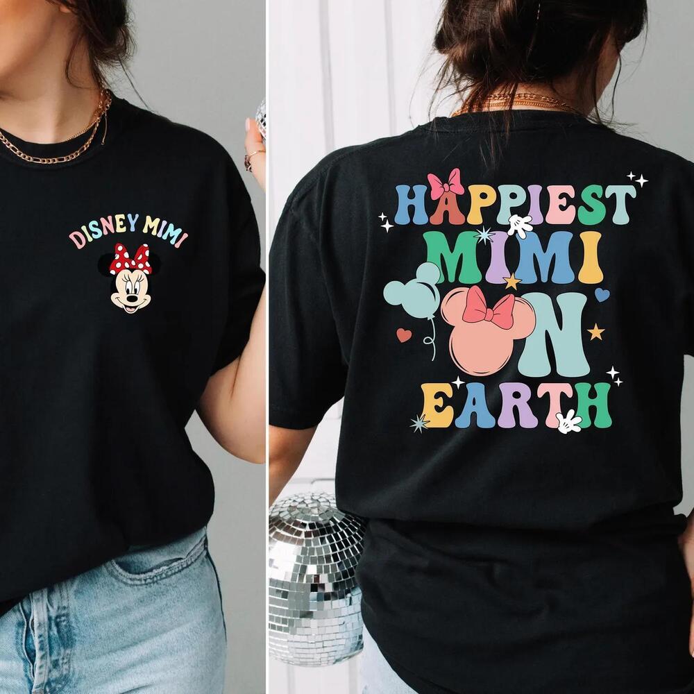 Disney Mimi Shirt, Disneyworld Shirts, Disney Family Shirt 2 Sided